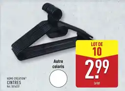 ALDI HOME CREATION Cintres offre