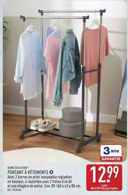 ALDI HOME CREATION Portant à vêtements offre