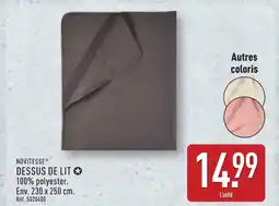 ALDI NOVITESSE Dessus de lit offre