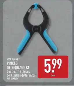 ALDI WORKZONE Pinces de serrage offre