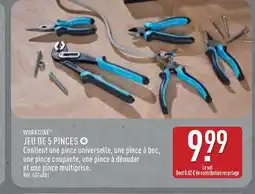 ALDI WORKZONE Jeu de 5 pinces offre