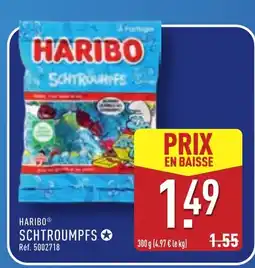 ALDI HARIBO Schtroumpfs offre