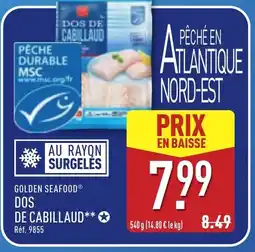ALDI GOLDEN SEAFOOD Dos de cabillaud offre