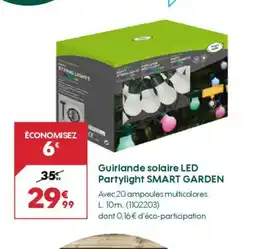 Truffaut SMART GARDEN Guirlande solaire LED Partylight offre