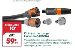 Truffaut GARDENA Kit tuyau d'arrosage Liano Life offre