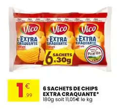 Stokomani 6 sachets de chips extra craquante offre