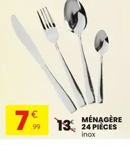 Stokomani Ménagère 24 pièces offre