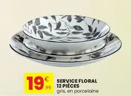 Stokomani Service floral 12 pièces offre