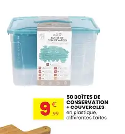 Stokomani 50 boîtes de conservation + couvercles offre