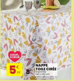 Stokomani Nappe toile cirée offre