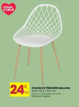 Stokomani Chaise extérieure malaga offre
