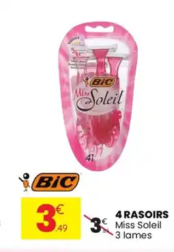 Stokomani BIC 4 Rasoirs offre