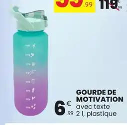 Stokomani Gourde de motivation offre