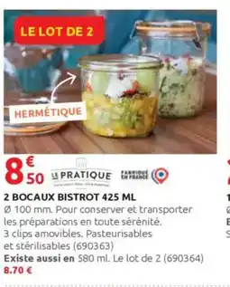 Rural Master 2 bocaux bistrot offre