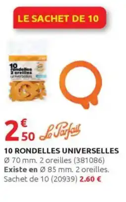 Rural Master 10 rondelles universelles offre