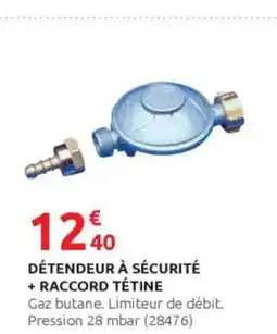 Rural Master Détendeur à sécurité + raccord tétine offre