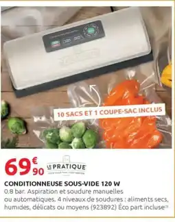 Rural Master Conditionneuse sous-vide 120 w offre