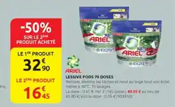 Rural Master ARIEL Lessive pods 70 doses offre