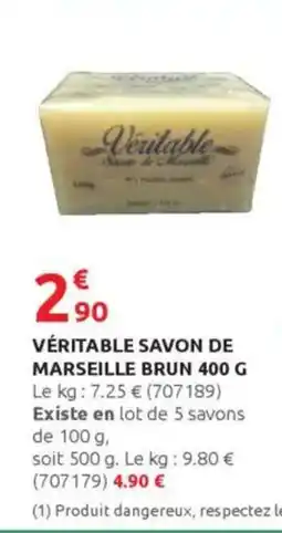 Rural Master Véritable savon de marseille brun offre