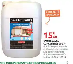 Rural Master Eau de javel concentré offre