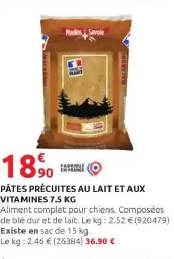 Rural Master Pâtes précuites au lait et aux vitamines offre