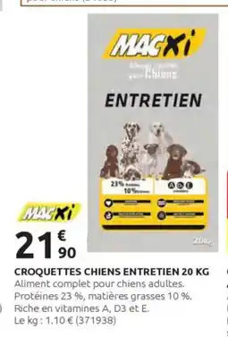 Rural Master Croquettes chiens entretien offre