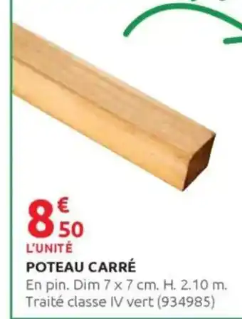 Rural Master Poteau carré offre