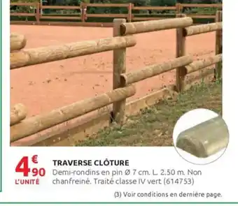 Rural Master Traverse clôture offre