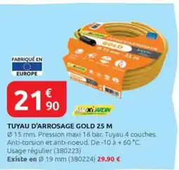 Rural Master Tuyau d'arrosage gold 25 m offre
