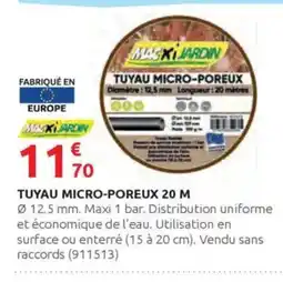Rural Master Tuyau micro-poreux 20 m offre