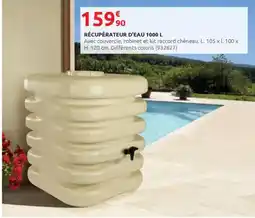 Rural Master Récupérateur d'eau offre