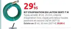 Rural Master Kit d'aspiration en laiton serti 7 m offre
