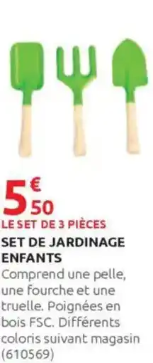 Rural Master Set de jardinage enfants offre