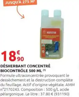 Rural Master Désherbant concentré biocontrôle offre