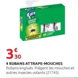 Rural Master 4 rubans attrape-mouches offre