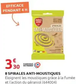 Rural Master 8 spirales anti-moustique offre