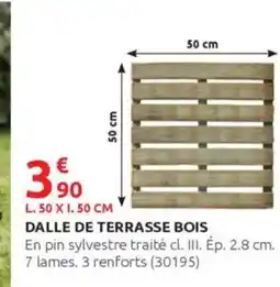 Rural Master Dalle de terrasse bois offre