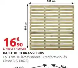 Rural Master Dalle de terrasse bois offre