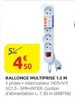 Rural Master Rallonge multiprise offre