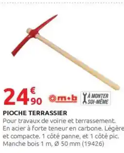 Rural Master Pioche terrasier offre