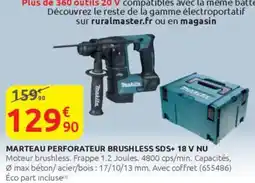 Rural Master Marteau perforateur brushless sds+ 18 v nu offre