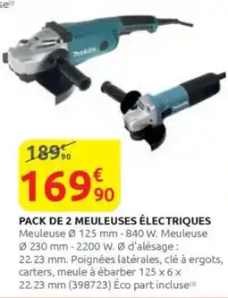 Rural Master Pack de 2 meuleuses électriques offre