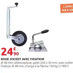 Rural Master Roue jockey avec fixation offre