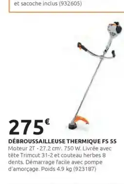 Rural Master Débroussailleuse thermique fs 55 offre