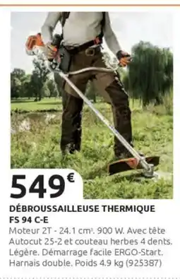 Rural Master Débroussailleuse thermique fs 94 c-e offre