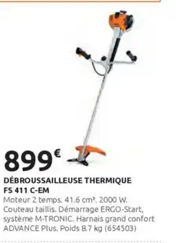 Rural Master Débroussailleuse thermique fs 411 c-em offre