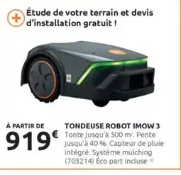 Rural Master Tondeuse robot imow 3 offre