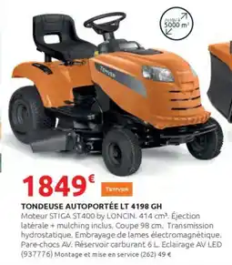 Rural Master Tondeuse autoportée lt 4198 gh offre