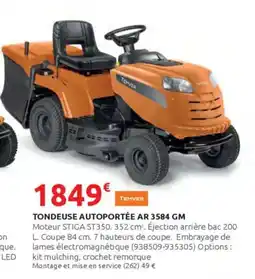 Rural Master Tondeuse autoportée ar 3584 gm offre