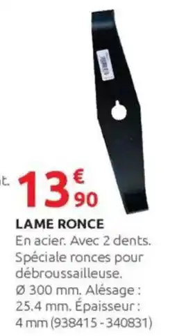 Rural Master Lame ronce offre